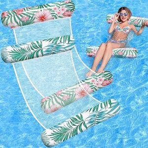 Pool Floats Adult, 2 Pack Inflatable Pool Floats,