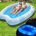 2025 Deluxe Inflatable Tanning Pool for 2 Person,