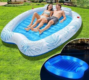 2025 Deluxe Inflatable Tanning Pool for 2 Person,