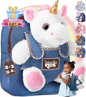 Naturally KIDS Unicorn Toys for Age 3, Birthday