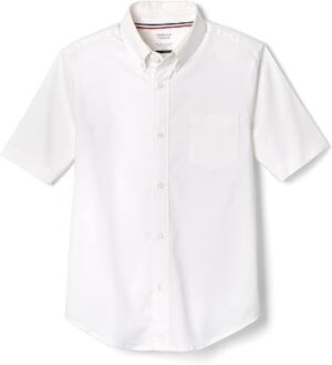 French Toast Boys' Short Sleeve Oxford Dress