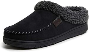 Dearfoams Mens Indoor/Outdoor Breathable Memory