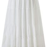 NASHALYLY Women's Chiffon Elastic High Waist