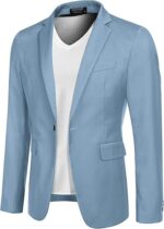 COOFANDY Mens Sport Coat Casual Blazer One Button