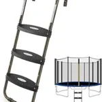 HBTower Trampoline Ladder, 3-Step Trampoline