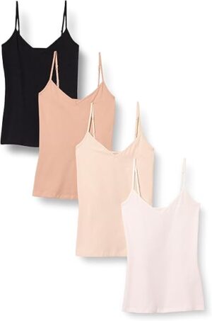Amazon Essentials Women's Slim-Fit Knit V-Neck
