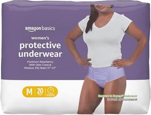 Amazon Basics Incontinence Underwear for Women,