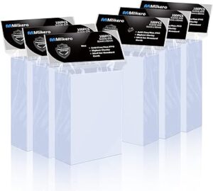 Mlikero 600 Count Card Sleeves, Clear Soft