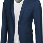 COOFANDY Mens Sport Coat Casual Blazer One Button