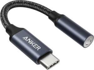 Anker USB C to 3.5mm Audio Adapter, Male to