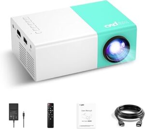 Projector Mini Portable Outdoor Movie Projectors,