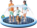 VISTOP Non-Slip Splash Pad for Kids and Dog,