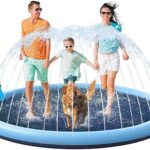 VISTOP Non-Slip Splash Pad for Kids and Dog,