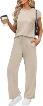 WIHOLL 2 Piece Sets for Women Casual Summer