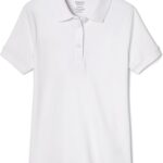 French Toast Girls' Short Sleeve Picot Collar