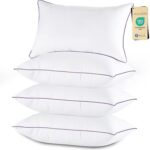 JOLLYVOGUE Pillows King Size Set of 4, Washable