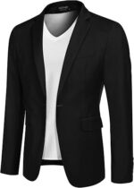 COOFANDY Mens Sport Coat Casual Blazer One Button