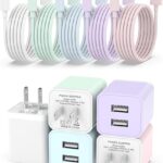 iGENJUN 5Pack iPhone Charger [MFi Certified],
