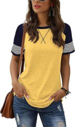 Adibosy Women Summer Casual Shirts: Short Sleeve