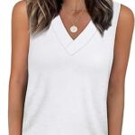 WIHOLL Tank Tops for Women Summer V Neck T Shirts