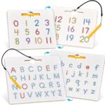 GAMENOTE Double Sided Magnetic Letter & Number