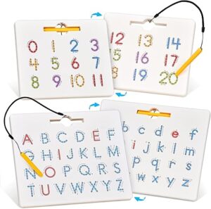 GAMENOTE Double Sided Magnetic Letter & Number
