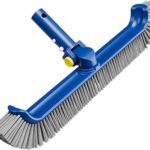 POOLAZA Pool Brush with Rotatable Handle,17.5"