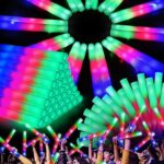 102 PCS Led Foam Sticks, Bulk Glow Sticks with 3