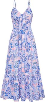 GRACE KARIN Women's 2025 Summer Maxi Dress Floral
