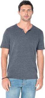 Lucky Brand Men's Venice Burnout Notch Neck
