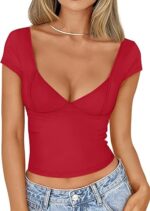 Trendy Queen Womens Summer V-Neck Backless Cute