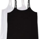 Amazon Essentials Women's Tank Top Camisole Pack,