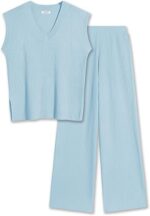 Ekouaer Lounge Sets for Women 2 Piece Outfits