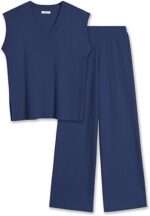 Ekouaer Lounge Sets for Women 2 Piece Outfits