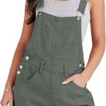 ANRABESS Overalls for Women Denim Shorts Overalls