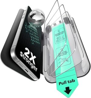 ESR 3 Pack for iPhone 16 Pro Screen Protector,