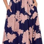 Annebouti Women 2025 Summer Spring Ruched Maxi