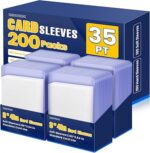 200 PCS Card Sleeves Toploads for Cards,3" x 4"