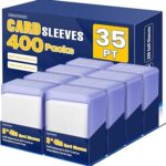 400 Packs Card Sleeves Top Loads for Cards,3" x