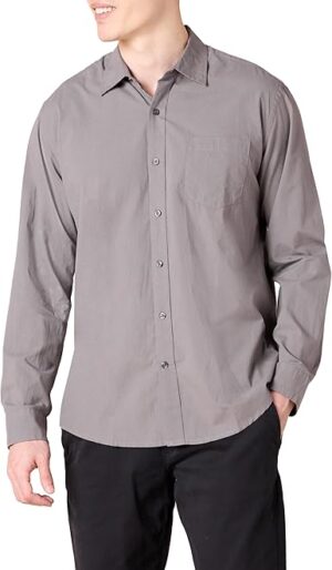Amazon Essentials Men's Regular-Fit Long-Sleeve