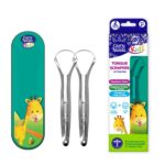 GuruNanda Kids Tongue Scraper (2-Pack) with