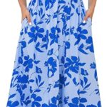 Annebouti Women 2025 Summer Fall Ruched Maxi