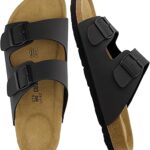 CUSHIONAIRE Lane Cork Footbed Mens Sandals,