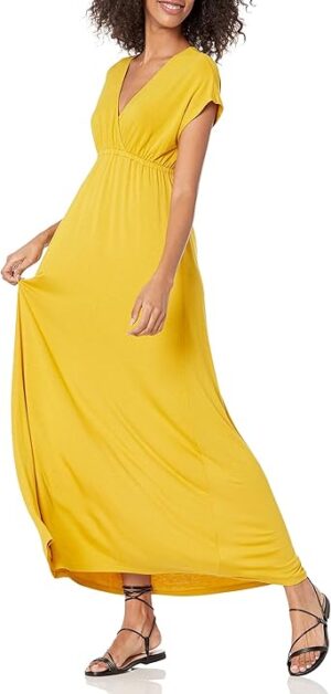 Amazon Essentials Women's Waisted Maxi Dress
