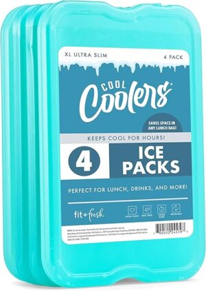 Cool Coolers by Fit + Fresh Slim Compact Reusable