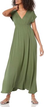 Amazon Essentials Women's Waisted Maxi Dress