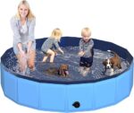87" x 12" Foldable Dog Pool - Collapsible Hard