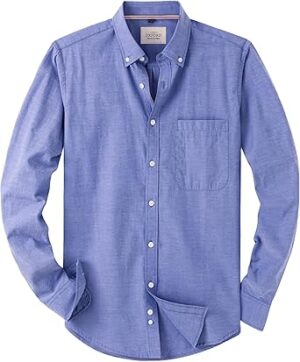 Alimens & Gentle Mens Solid Oxford Shirt Long