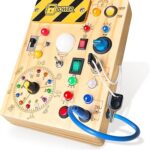 Busy Board, Montessori Toy for 1-3 Years Old,