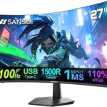 SANSUI Curved Monitor 27 inch 100Hz USB Type-C